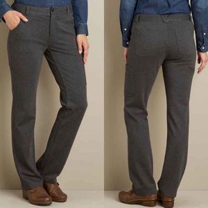 Duluth Trading Company Women's Black Wearwithall Ponte Pants Size 12.